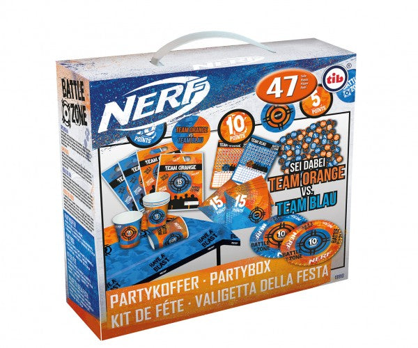 Partyset Nerf 47 tlg. 8 Personen