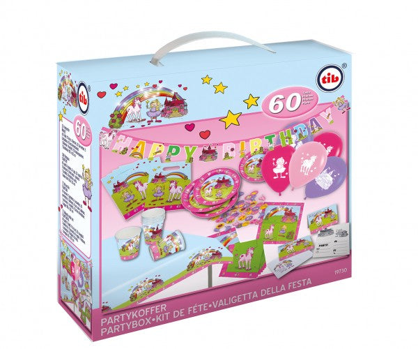 Partyset Einhorn Maedchentraum 60 tlg. 8 Personen