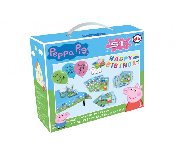 Partyset Peppa Wutz 51 tlg. 6 Personen