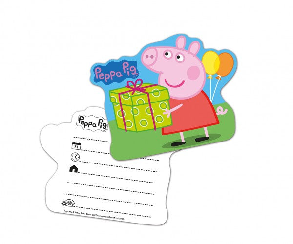 Partyset Peppa Wutz 51 tlg. 6 Personen